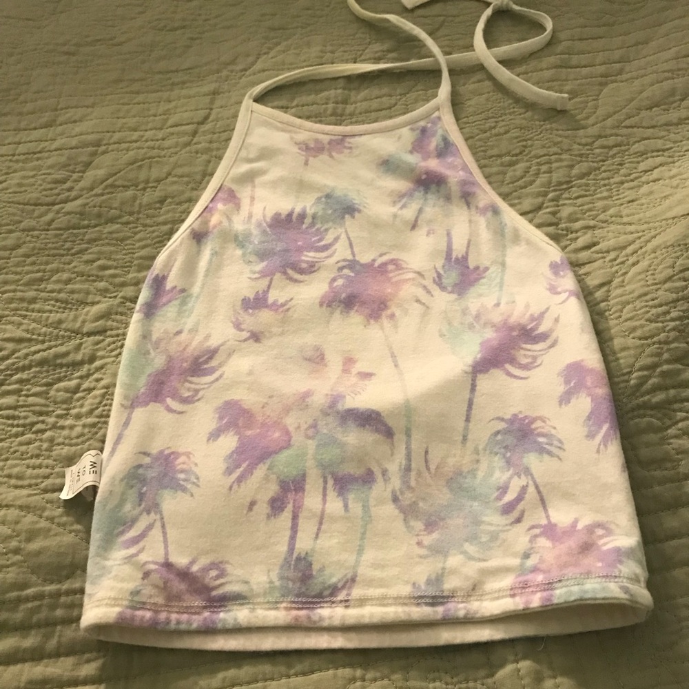PacSun Reversible Halter Crop Top
